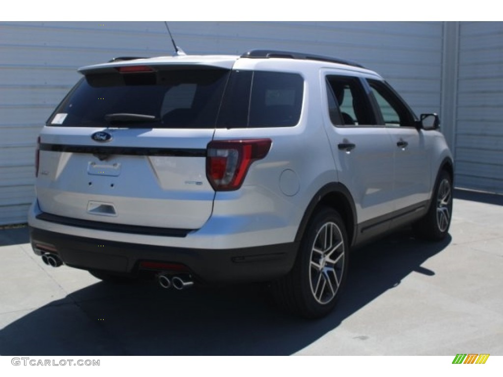 2018 Explorer Sport 4WD - Ingot Silver / Ebony Black photo #8