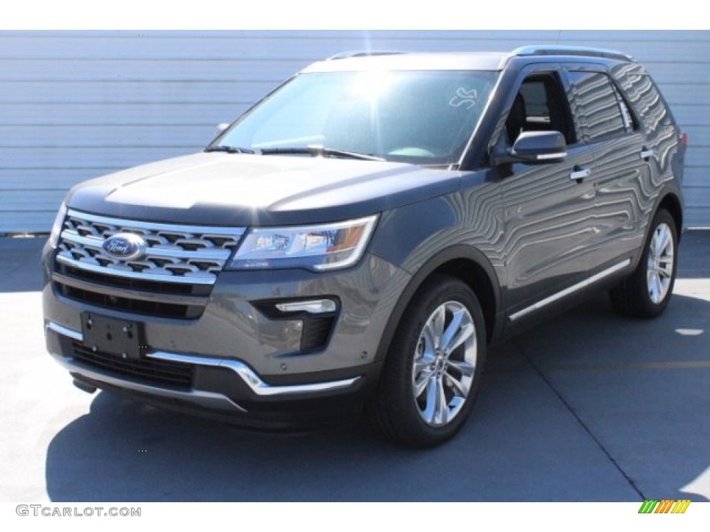 2018 Explorer Limited - Magnetic Metallic / Ebony Black photo #3