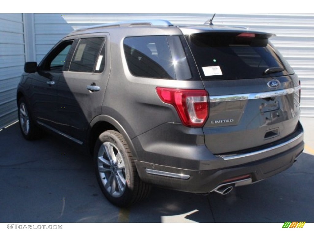 2018 Explorer Limited - Magnetic Metallic / Ebony Black photo #7