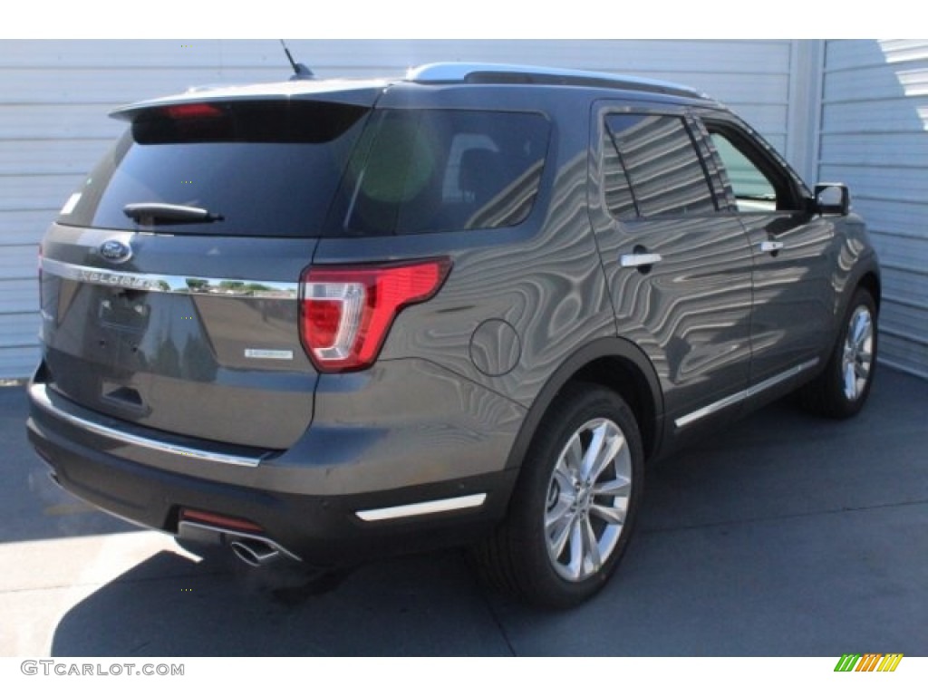 2018 Explorer Limited - Magnetic Metallic / Ebony Black photo #9