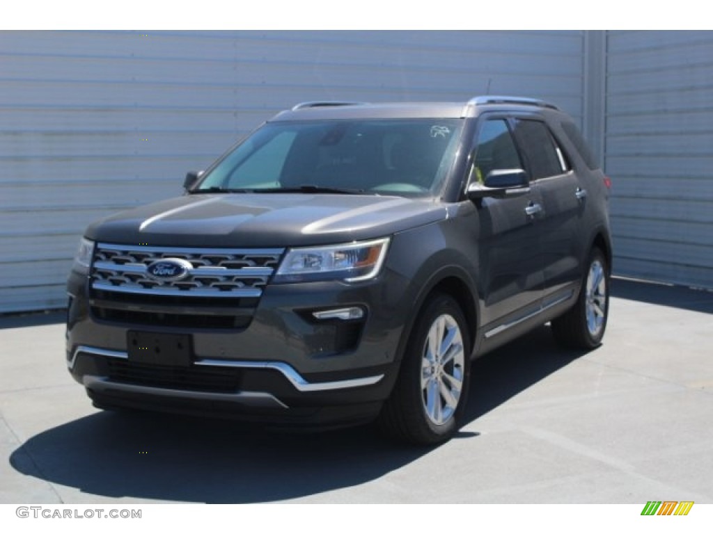 2018 Explorer Limited - Magnetic Metallic / Ebony Black photo #3