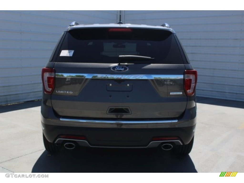 2018 Explorer Limited - Magnetic Metallic / Ebony Black photo #7