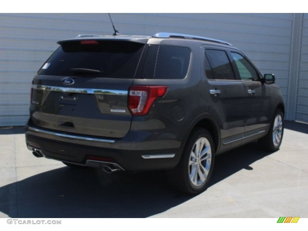 2018 Explorer Limited - Magnetic Metallic / Ebony Black photo #8