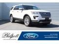 2018 White Platinum Ford Explorer Limited  photo #1