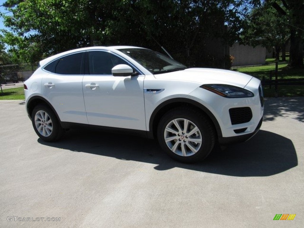 2018 E-PACE S - Fuji White / Ebony/Ebony photo #1