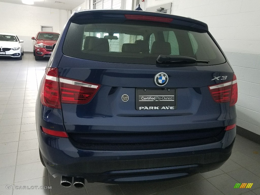 2015 X3 xDrive28i - Deep Sea Blue Metallic / Sand Beige photo #4