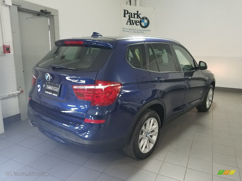 2015 X3 xDrive28i - Deep Sea Blue Metallic / Sand Beige photo #5
