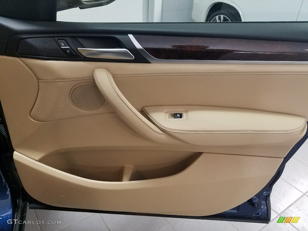 2015 X3 xDrive28i - Deep Sea Blue Metallic / Sand Beige photo #9