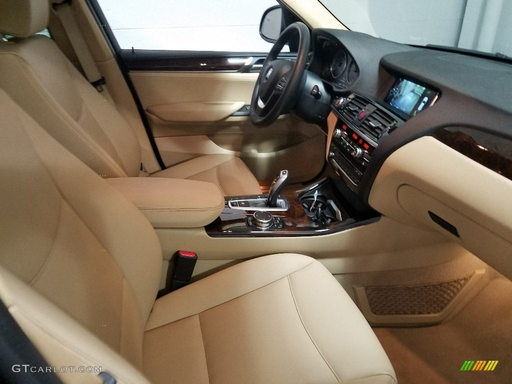 2015 X3 xDrive28i - Deep Sea Blue Metallic / Sand Beige photo #10