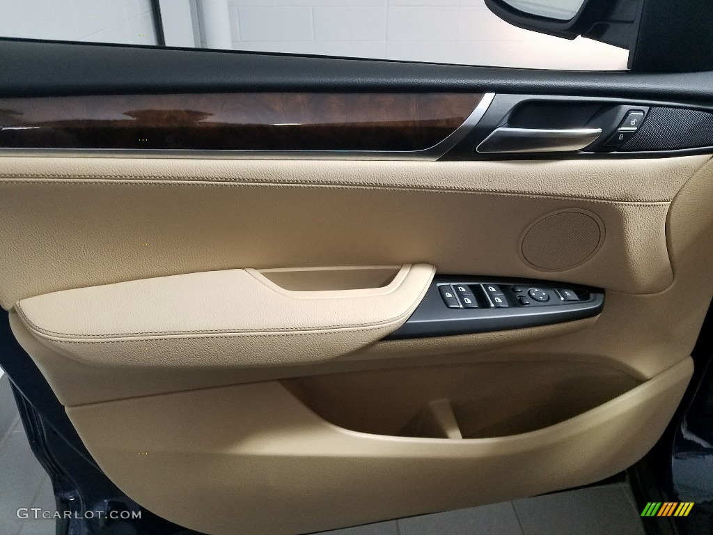 2015 X3 xDrive28i - Deep Sea Blue Metallic / Sand Beige photo #12