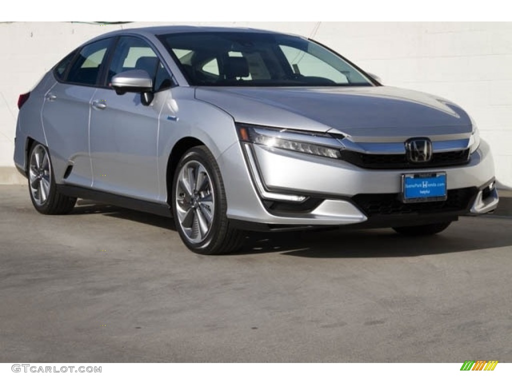 2018 Clarity Plug In Hybrid - Solar Silver Metallic / Black photo #1