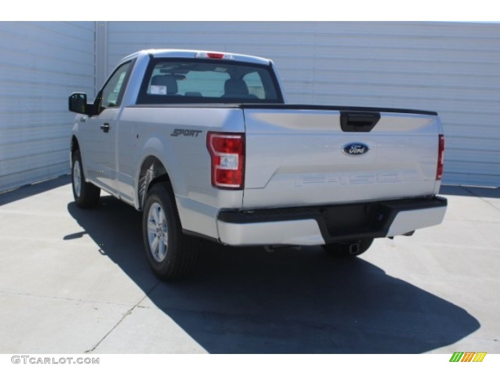 2018 F150 XL Regular Cab - Ingot Silver / Earth Gray photo #6