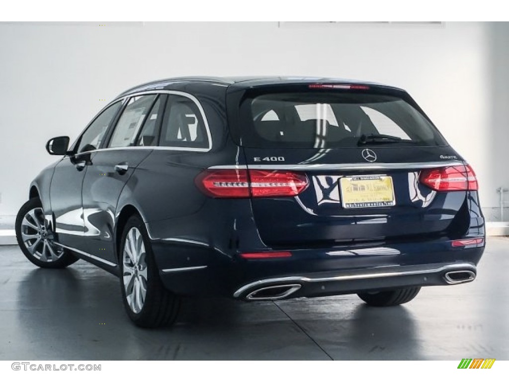 2018 E 400 4Matic Wagon - Lunar Blue Metallic / Nut Brown/Espresso photo #3