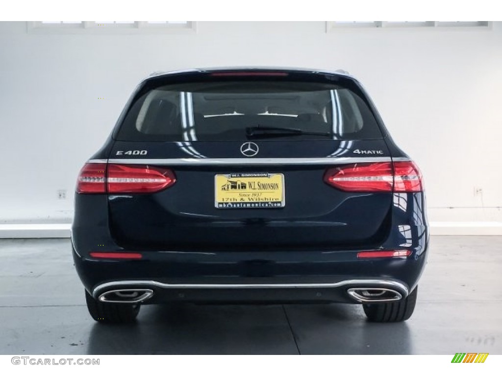 2018 E 400 4Matic Wagon - Lunar Blue Metallic / Nut Brown/Espresso photo #4