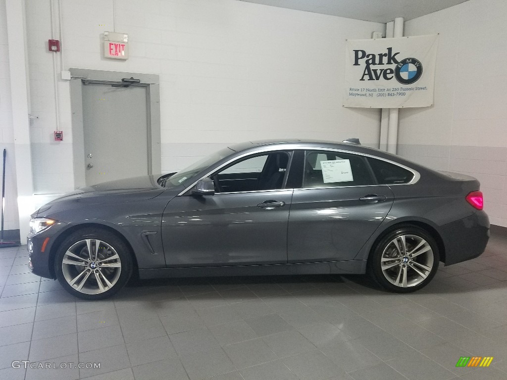 2018 4 Series 430i xDrive Gran Coupe - Mineral Grey Metallic / Black photo #2