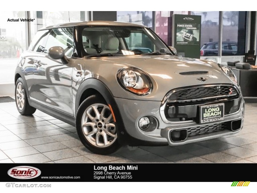 2018 Hardtop Cooper S 2 Door - Moonwalk Grey Metallic / Satellite Grey/Lounge Leather photo #1