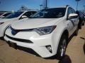 2018 Blizzard White Pearl Toyota RAV4 Limited AWD Hybrid  photo #1