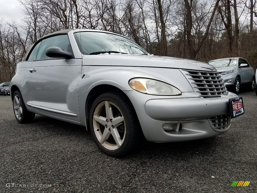2005 PT Cruiser GT Convertible - Bright Silver Metallic / Taupe/Pearl Beige photo #1