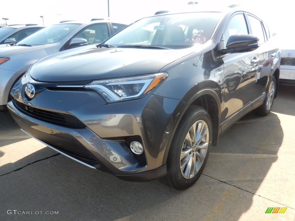 2018 RAV4 Limited AWD Hybrid - Magnetic Gray Metallic / Ash photo #1