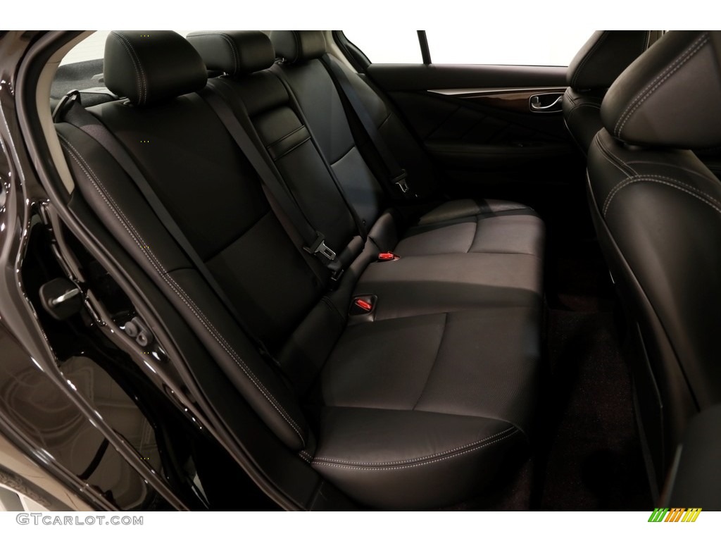 2014 Q 50 3.7 AWD Premium - Malbec Black / Graphite photo #17