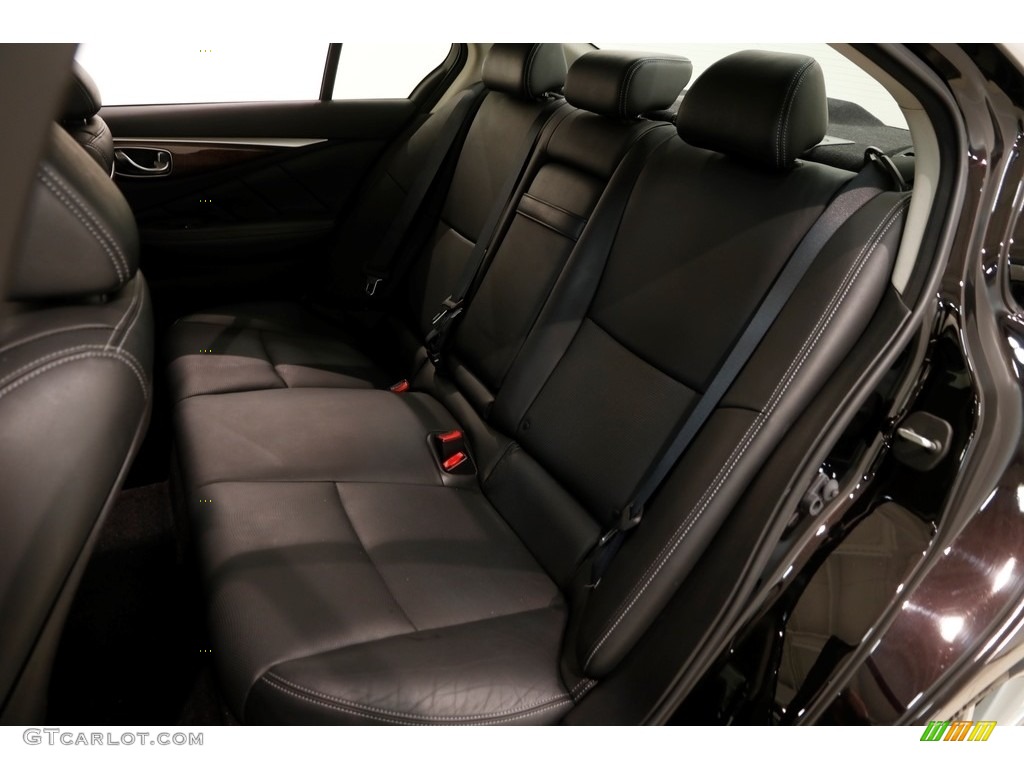 2014 Q 50 3.7 AWD Premium - Malbec Black / Graphite photo #18