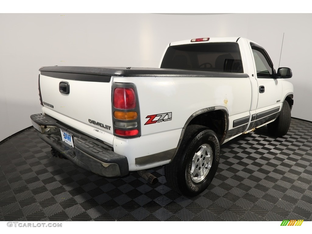 2000 Silverado 1500 LS Regular Cab 4x4 - Summit White / Graphite photo #11