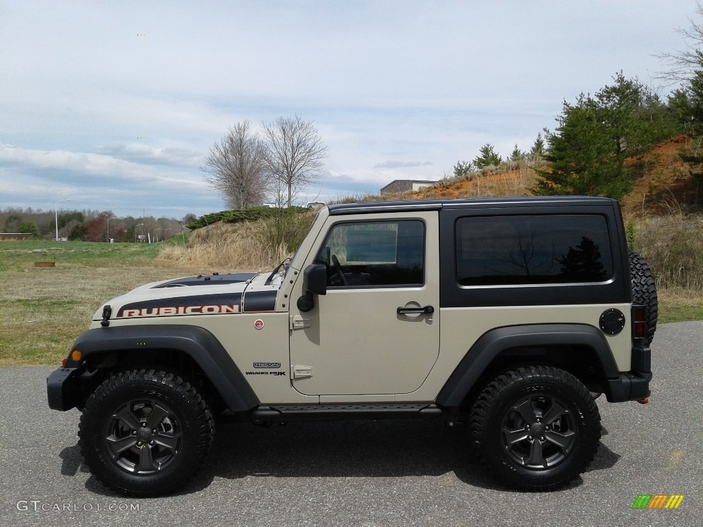 2018 Wrangler Rubicon 4x4 - Gobi / Black photo #1