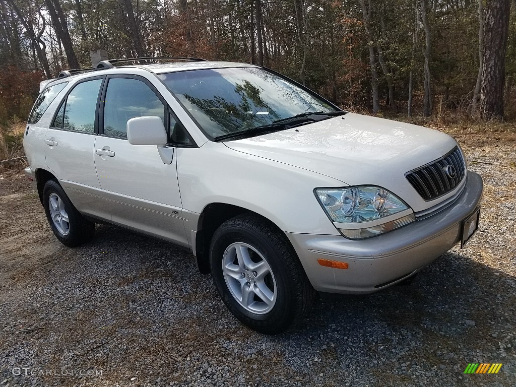 2002 RX 300 AWD - White Gold Crystal / Ivory photo #3