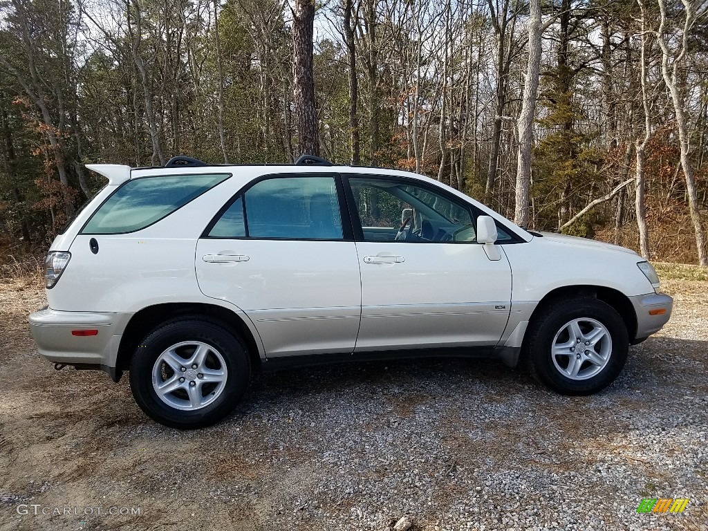 2002 RX 300 AWD - White Gold Crystal / Ivory photo #4