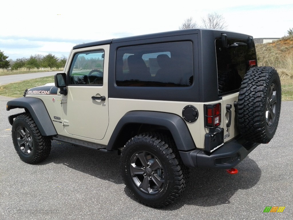 2018 Wrangler Rubicon 4x4 - Gobi / Black photo #8