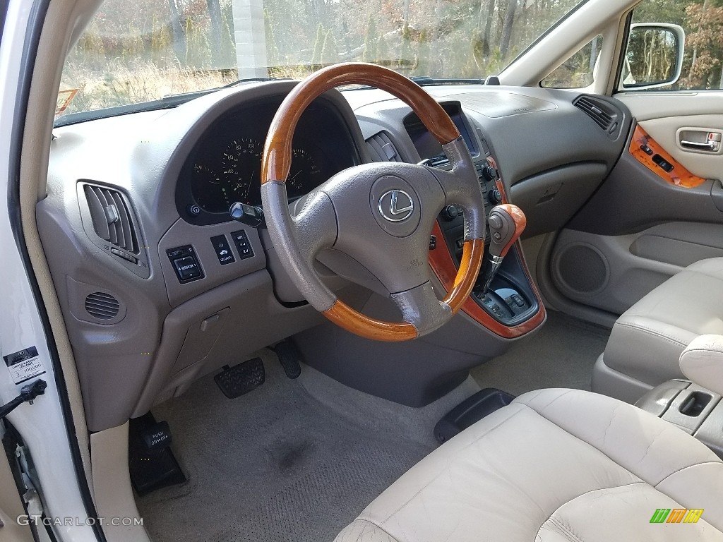 2002 RX 300 AWD - White Gold Crystal / Ivory photo #23