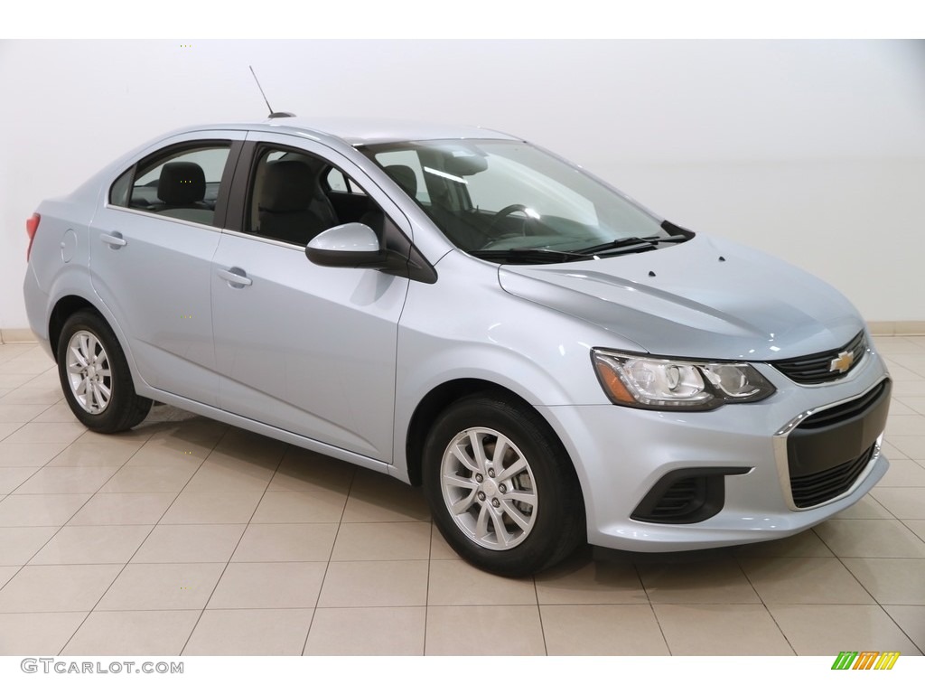 2017 Sonic LT Sedan - Arctic Blue Metallic / Jet Black/Dark Titanium photo #1