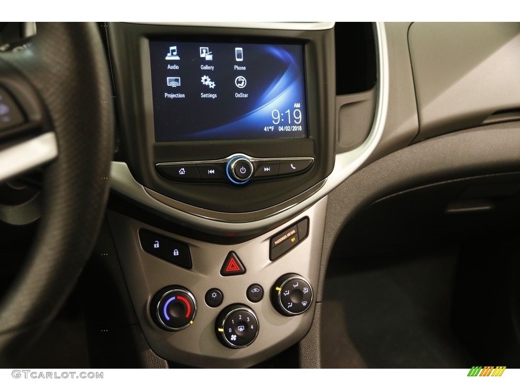 2017 Sonic LT Sedan - Arctic Blue Metallic / Jet Black/Dark Titanium photo #8