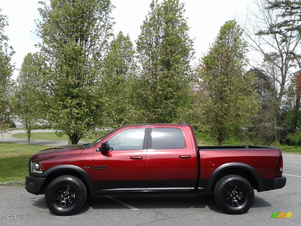 2018 1500 Rebel Crew Cab 4x4 - Delmonico Red Pearl / Black photo #1