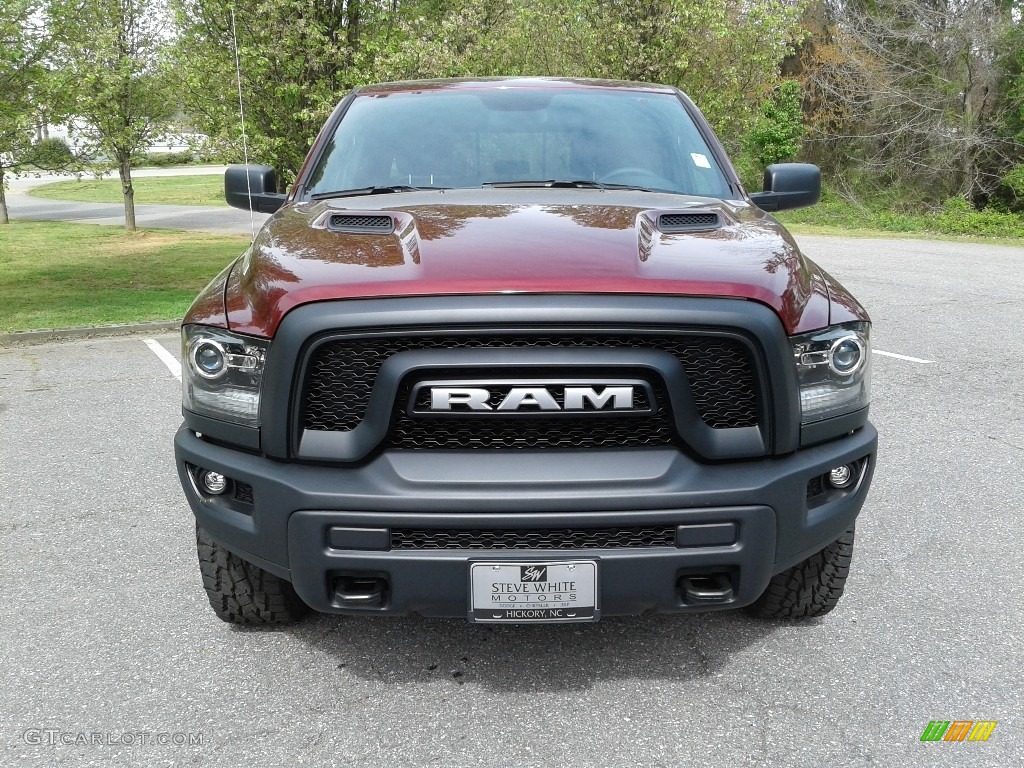 2018 1500 Rebel Crew Cab 4x4 - Delmonico Red Pearl / Black photo #3