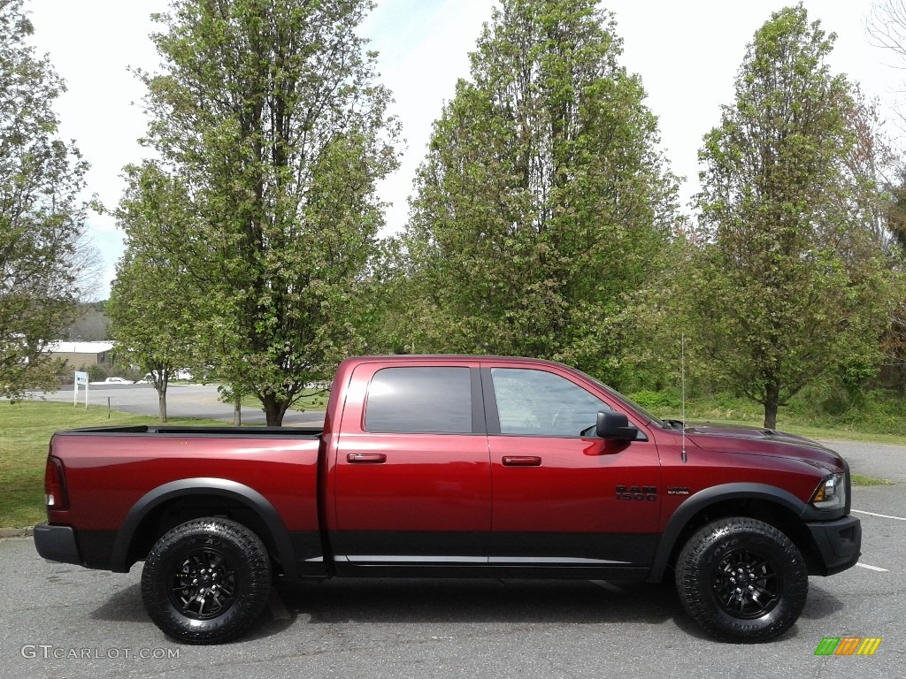 2018 1500 Rebel Crew Cab 4x4 - Delmonico Red Pearl / Black photo #5
