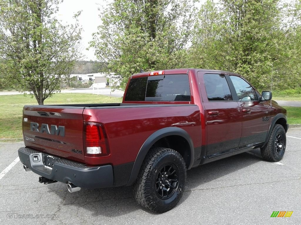 2018 1500 Rebel Crew Cab 4x4 - Delmonico Red Pearl / Black photo #6