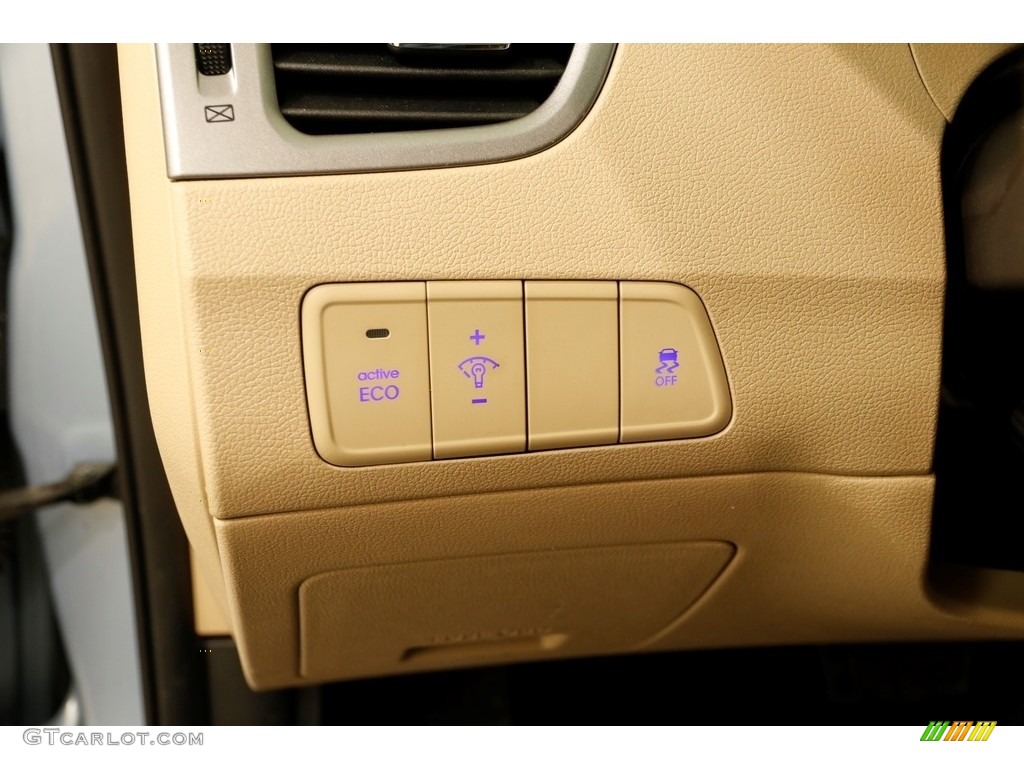 2012 Elantra GLS - Blue Sky Metallic / Beige photo #5