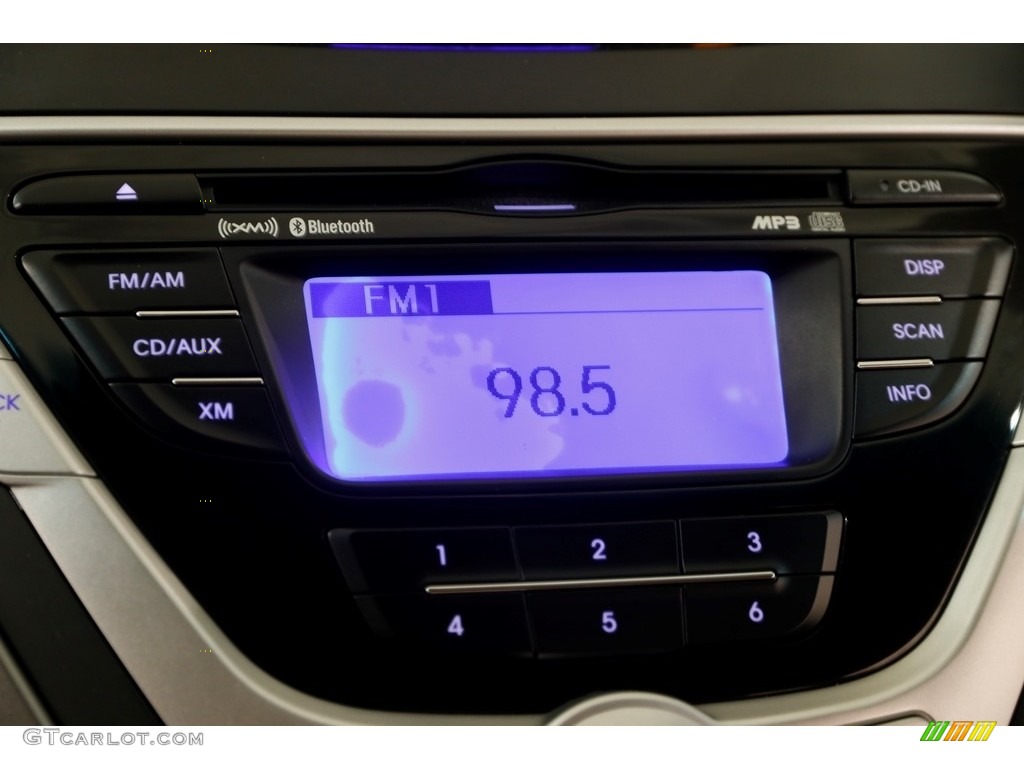2012 Elantra GLS - Blue Sky Metallic / Beige photo #10
