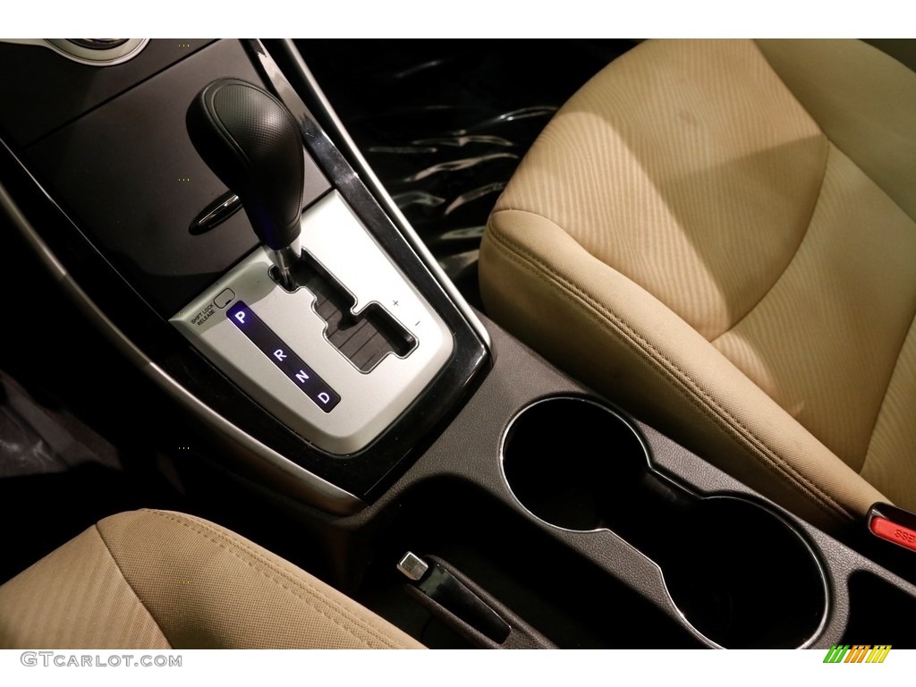 2012 Elantra GLS - Blue Sky Metallic / Beige photo #12