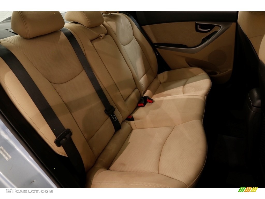 2012 Elantra GLS - Blue Sky Metallic / Beige photo #15