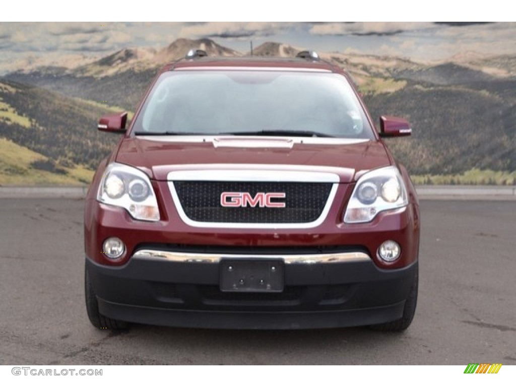 2008 Acadia SLT AWD - Red Jewel / Light Titanium photo #2