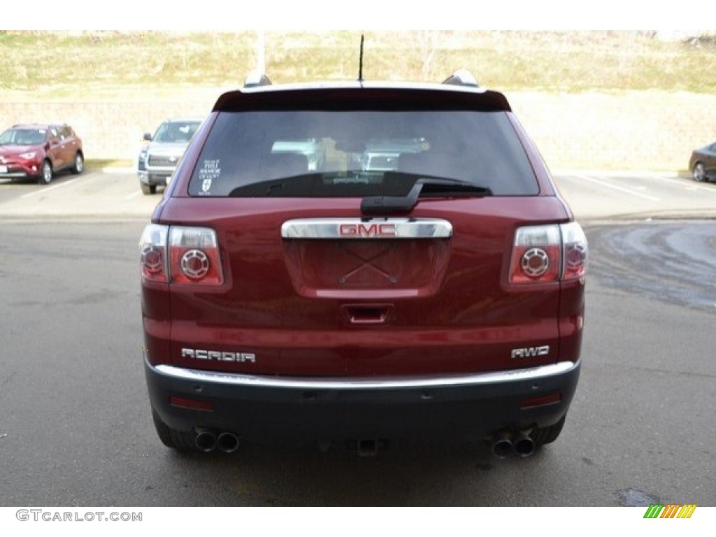 2008 Acadia SLT AWD - Red Jewel / Light Titanium photo #6