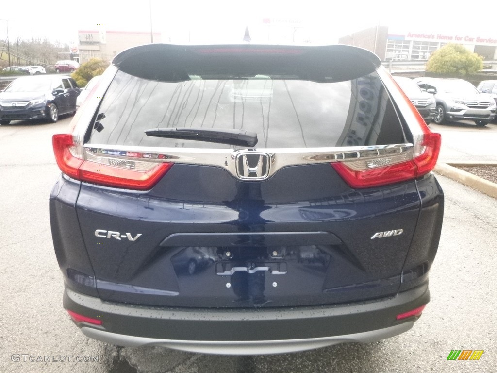 2018 CR-V EX AWD - Obsidian Blue Pearl / Gray photo #3