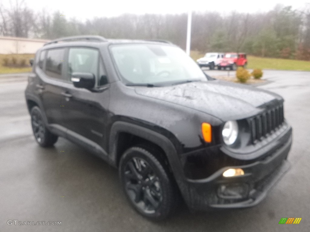 2018 Renegade Latitude 4x4 - Black / Black photo #7