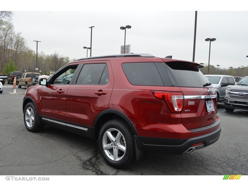 2018 Explorer XLT - Ruby Red / Ebony Black photo #3