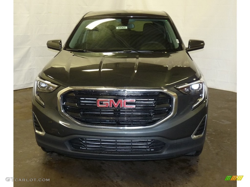 2018 Terrain SLE AWD - Graphite Gray Metallic / ­Jet Black photo #4