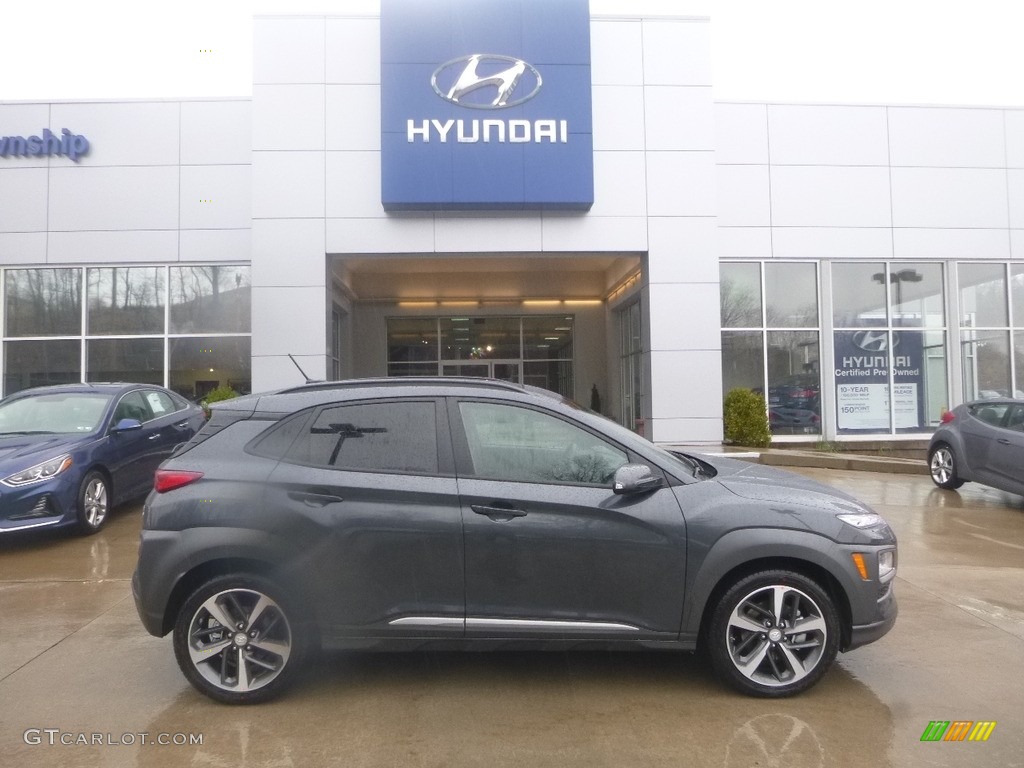 Thunder Gray 2018 Hyundai Kona Limited AWD Exterior Photo #126392991