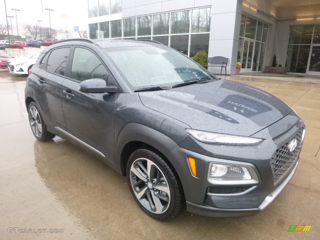 Thunder Gray 2018 Hyundai Kona Limited AWD Exterior Photo #126393048