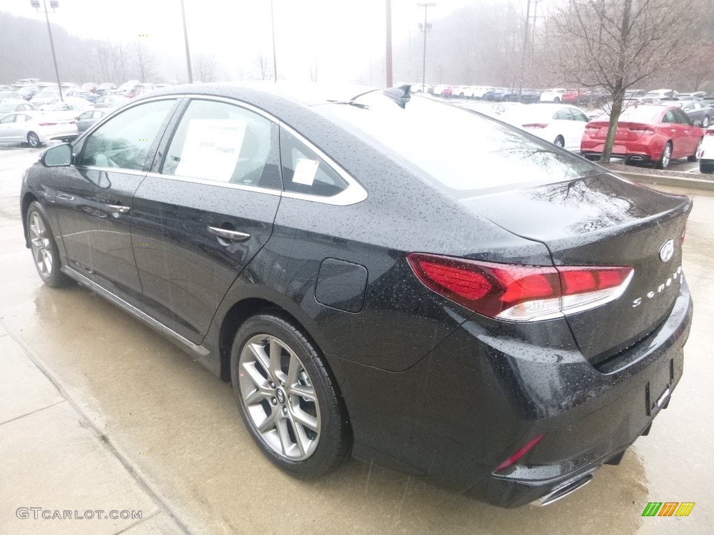 2018 Sonata Limited 2.0T - Phantom Black / Black photo #6